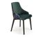 Chaise En Velours Vert Foncé Avec Dossier Multicolore Andrea