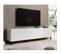 Meuble TV Contemporain Blanc Mat 200 Cm Avec 4 Portes Kali