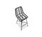 Chaise De Bar En Rotin Synthétique Noir Rattan