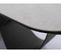 Table Design Rectangulaire Extensible Aspect Marbre Gris Ambre