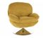 Fauteuil Pivotant Vintage Jaune Curry Noche