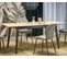 Table Extensible 140-180 Cm Avec Plateau Aspect Chêne Wotan Contact