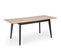 Table Extensible 140-180 Cm Avec Plateau Aspect Chêne Wotan Contact