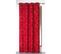 Lot De 2 Rideaux Tamisant 140 X 260 Cm Imprimé Bully Rouge