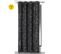 Lot De 2 Rideaux Tamisant 140 X 260 Cm Imprimé Bully Anthracite