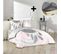 Pack Parure De Couette 220x240 Cm Namaste + Drap Housse 140x190 Gris