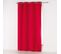 Rideau Uni 140x 260 Cm Absolu En Microfibre Rouge