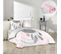 Ensemble Housse De Couette 220x240 Cm Namaste + Drap Housse 140x190 Rose