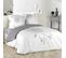 Ensemble Housse De Couette 220x240 Cm Rêveline + Drap Housse 140x190 Blanc