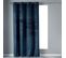 Lot De 2 Rideaux Tamisant 140 X 240 Cm Velours Doux Velvetine Bleu