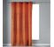 Lot De 2 Rideaux Tamisant 140 X 240 Cm Velours Doux Velvetine Orange