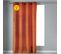 Lot De 2 Rideaux Tamisant 140 X 240 Cm Velours Doux Velvetine Orange