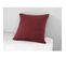 Pack Double Gaze De Coton Luxe Housse De Couette 240 X 220 Cm + 2 Taies D'oreiller 60 X 60 Bordeaux