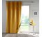 Lot De 2 Rideaux 100% Occultant 135 X 260 Cm En Velours Velounight Jaune