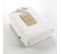 Pack Housse De Couette 240x220 Cm Chaude En Flanelle + 2 Taies + Drap Housse 140x190 Candice Blanc