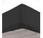 Pack Parure De Couette 140 X 200 Cm 100% Coton Coumba + Drap Housse 90 X 190 Cm Noir