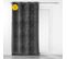 Lot De 2 Rideaux Occutant 140 X 240 Cm En Velours Relief Analia Anthracite