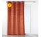 Lot De 2 Rideaux Occutant 140 X 240 Cm En Velours Relief Analia Terracotta