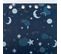 Lot De 2 Rideaux Occultant 140 X 260 Cm Moonlight Bleu