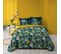 Pack Parure De Couette Guinea Vert 240 X 220 Cm + Drap Housse 140 X 190 X 30 Cm Jaune