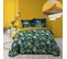 Pack Parure De Couette Guinea Vert 240 X 220 Cm + Drap Housse 140 X 190 X 30 Cm Jaune