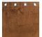 Lot De 2 Rideaux Occutant 140 X 240 Cm En Velours Relief Analia Camel