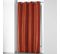 Lot De 2 Rideaux Effet Soie 140 X 240 Cm Shana Orange