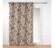 Lot De 2 Rideaux Tamisant 140 X 260 Cm Polyester Imprimé Cabana Camel