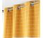 Lot De 2  Rideaux Tamisant 140 X 240 Cm Coton Recyclé + Fils Coupés Linechic Jaune