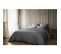 Pack Housse De Couette 240 X 220 Cm Bambou De Satin 120 Fils Salomé + Drap Housse 140 X 190 Cm