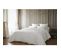 Pack Housse De Couette 260 X 240 Cm Bambou De Satin 120 Fils Salomé + Drap Housse 160 X 200 Cm Blanc