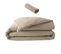 Pack Parure En Percale 78 Fils 240 X 220 Cm + Dh 140x190 Sable