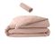 Pack Parure 260 X 240 Cm En Percale 78 Fils + Dh 160x200 Cm Nude