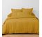 Drap Housse 90x190 +25 Cm Coton Jaune Safran