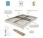 Matelas Et Sommier 90x190 Madere - Decokit - Soutien Ferme - Sommier Démonté - Oak