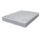 Matelas Et Sommier 90x190 Madere - Decokit - Soutien Ferme - Sommier Démonté - Blanc