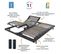 Ensemble Relaxation S50 + Matelas Latex Louxor - 5 Zones - 2x80x200 - Gris