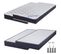 Matelas Ressort + Sommier Sp18 Volcan 2x90x200 Rubis - H. 21 Cm - Soutien Très Ferme