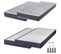 Matelas + Sommier Omega Volcan 2x90x190 Myriade - H. 21 Cm - Soutien Équilibré