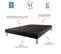 Matelas+sommier+tete Sr9 Deco 140x190 Black Mattress - H. 25 Cm - Soutien Équilibré