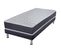 Matelas Ressort + Sommier Sr9 Deco 90x190 Rhodes - H. 24 Cm - Soutien Ferme