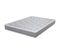 Matelas Ressort + Sommier + Tete Gris 160x200 Remat - Hauteur 23 Cm - Soutien Ferme