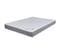 Matelas + Sommier + Tete Gris Clair 140x190 Ryad - Hauteur 20 Cm - Soutien Très Ferme