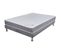 Matelas Ressort + Sommier Gris Clair 2x90x190 Ryad - Hauteur 20 Cm - Soutien Très Ferme