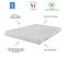 Matelas Mousse + Sommier Métal Démonté 140x190 Morgan - Hauteur 17 Cm - Soutien Ferme