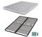 Matelas Mousse + Sommier Métal C223 140x190 Melissa - Hauteur 13 Cm - Soutien Ferme