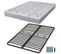 Matelas Mousse + Sommier Métal C223 140x190 Maryland - Hauteur 20 Cm - Soutien Ferme