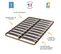 Matelas Mousse + Sommier Métal C310 160x200 Morgan - Hauteur 17 Cm - Soutien Ferme