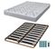 Matelas Mousse + Sommier Métal C310 140x190 Maryland - Hauteur 20 Cm - Soutien Ferme