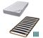 Matelas Mousse + Sommier Métal C310 90x190 Wave - Hauteur 19 Cm - Soutien Ferme